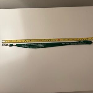 Green Boca Raton Community Middle School Lanyard